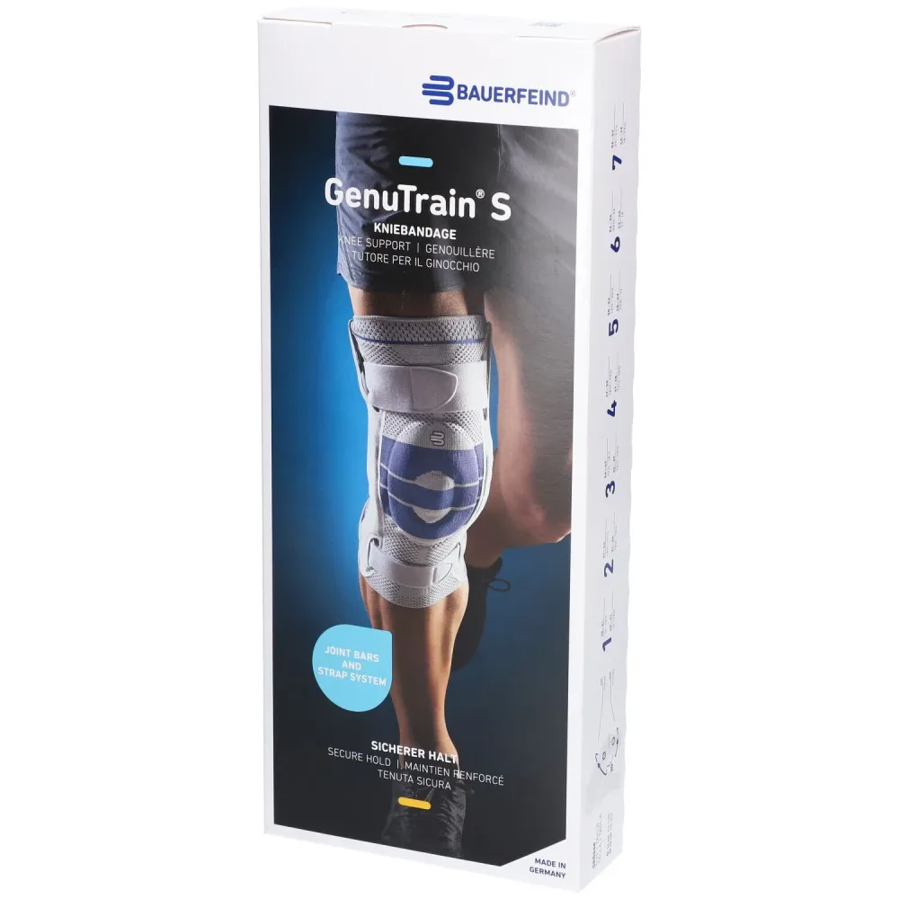 GenuTrain S Aktivbandage Grösse 4 links titan (1 Stk)