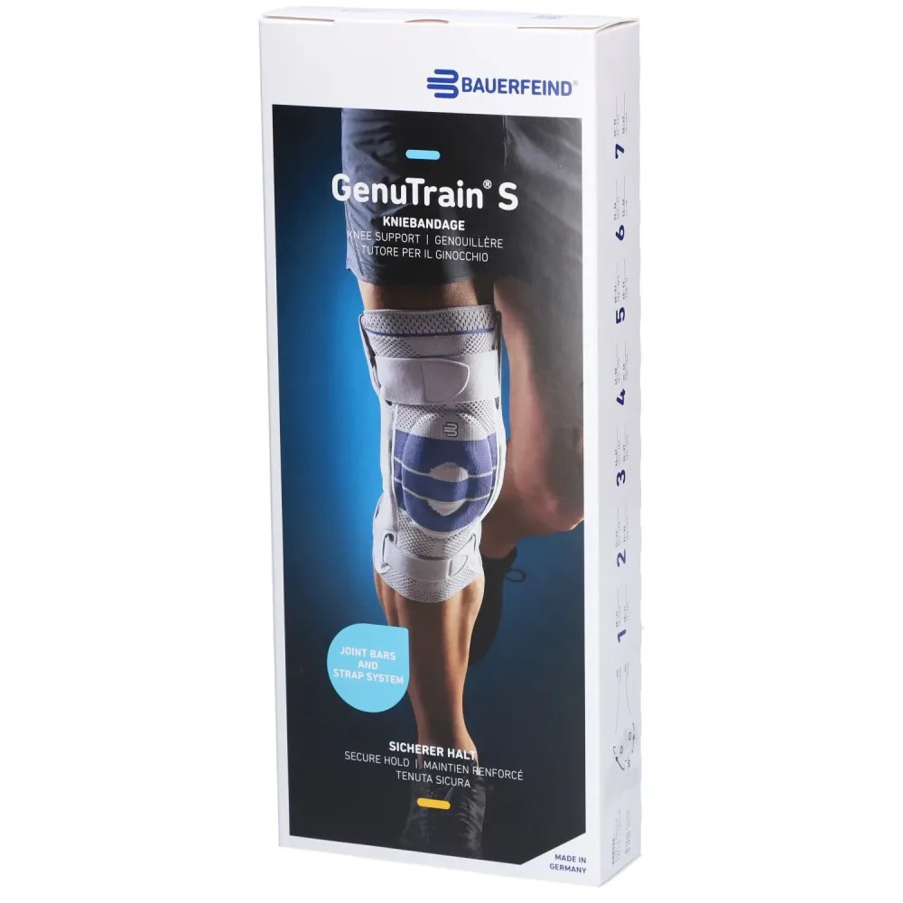 GenuTrain S Aktivbandage Grösse 5 links titan (1 Stk)