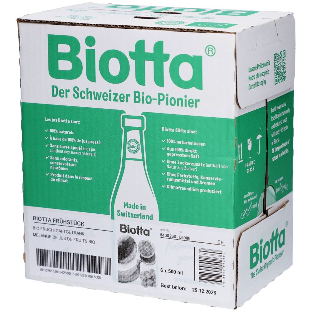 Biotta Bio Frühstück (6x5dl)