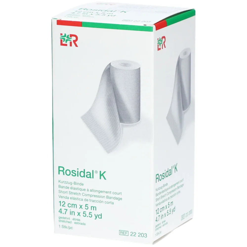 Rosidal K Kurzzug-Binde 12cmx5m (1 Stk)