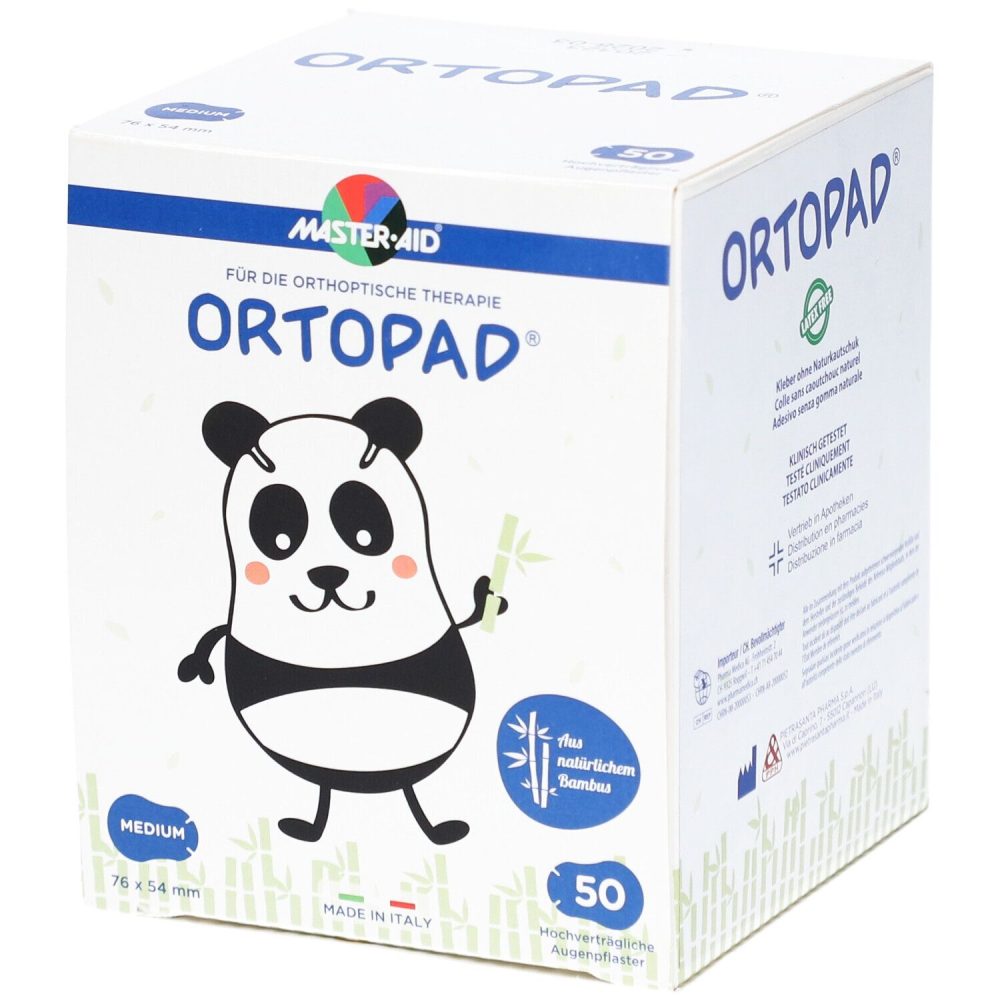 ORTOPAD Occlusionspflaster Medium Weiss 2-4J. 76x54mm (50 Stk)