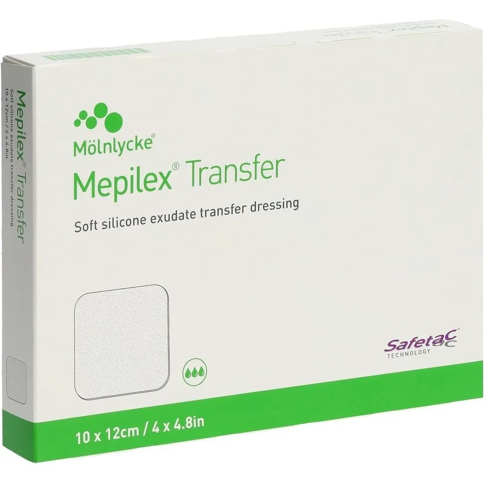 Mepilex Transfer Safetac Schaumverband 10x12cm (5 Stk)