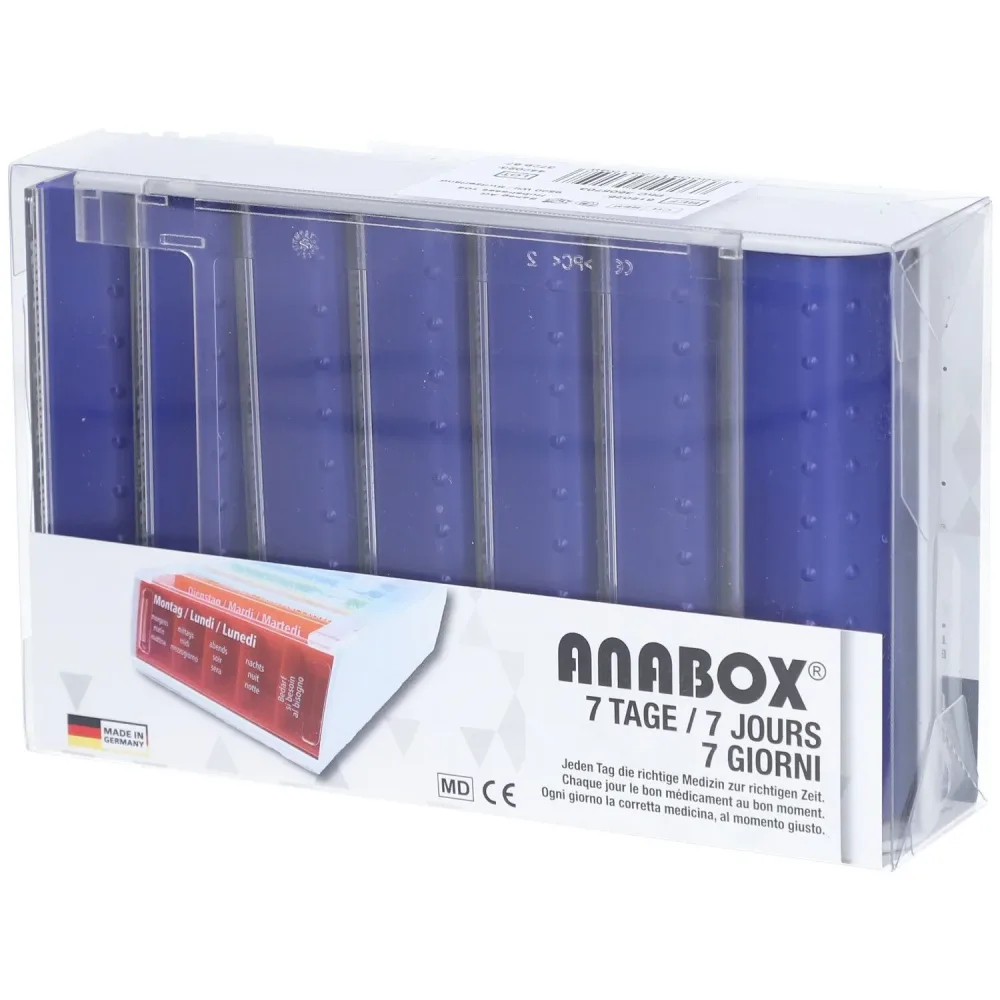 Anabox Medidispenser 7 Tage blau (1 Stk)