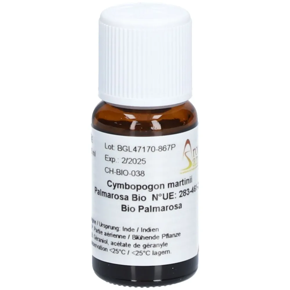 AromaSan Palmarosa Bio Ätherisches Öl (15ml)
