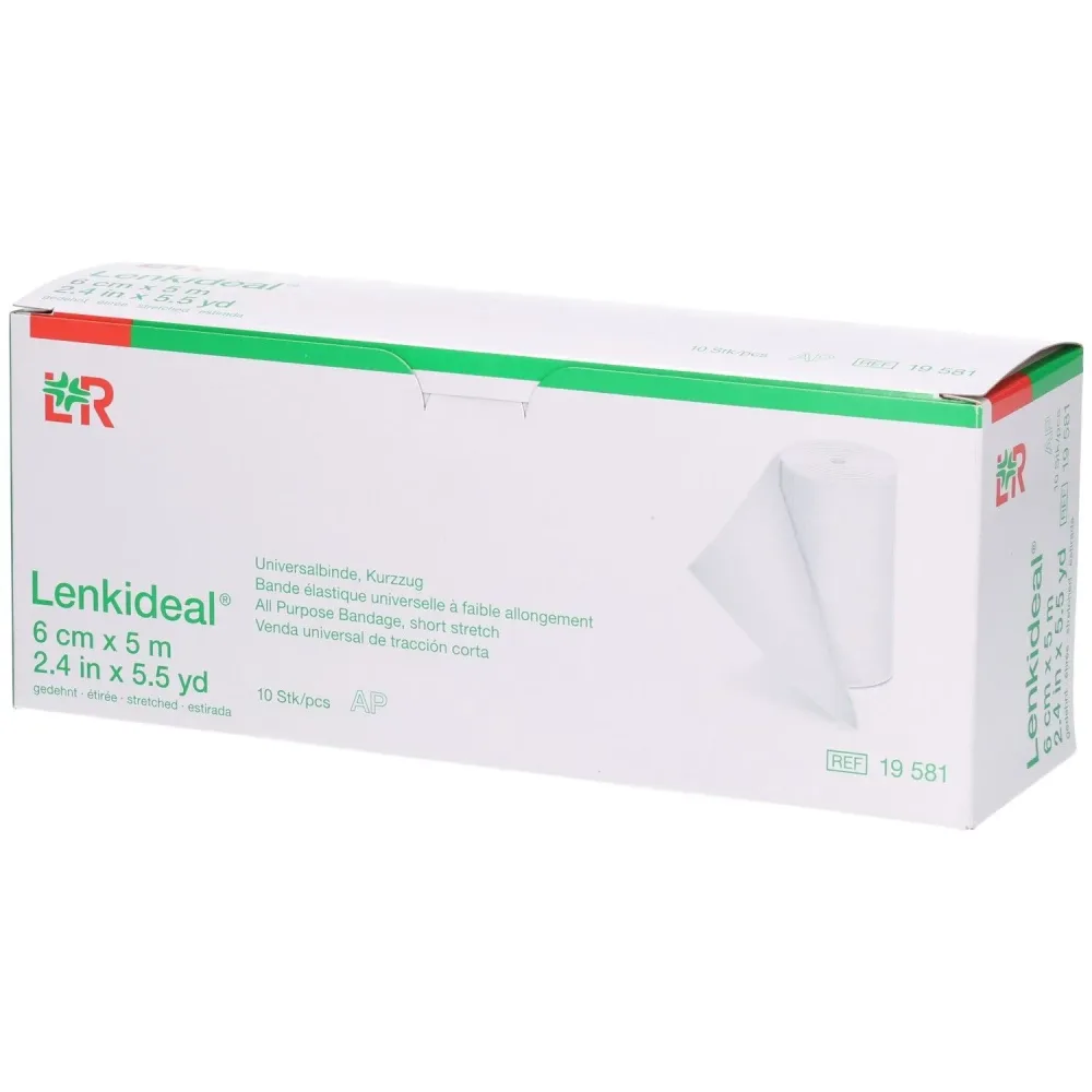 Lenkideal Kurzzügige Idealbinde 6cmx5m 10 Stk
