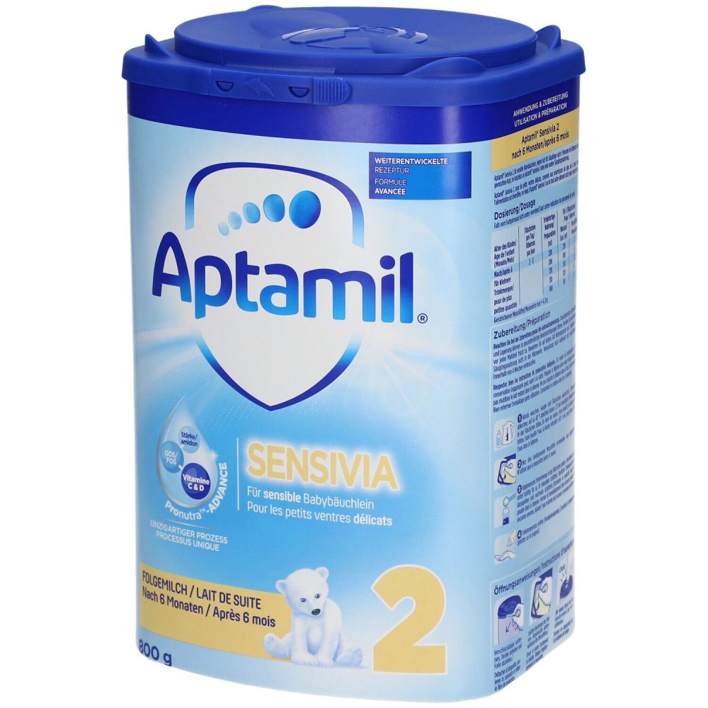 Aptamil Sensivia Säuglingsmilchnahrung 2 (800g)