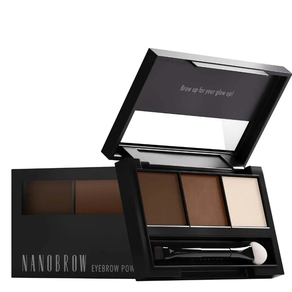 NANOBROW Eyebrow Powder Kit Augenbrauen Palette 4 g Medium