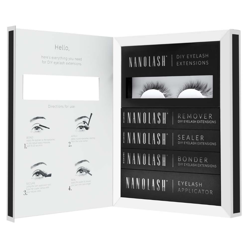 Nanolash® DIY Classy Starter Kit Wimpernverlängerung-Set für Zuhause