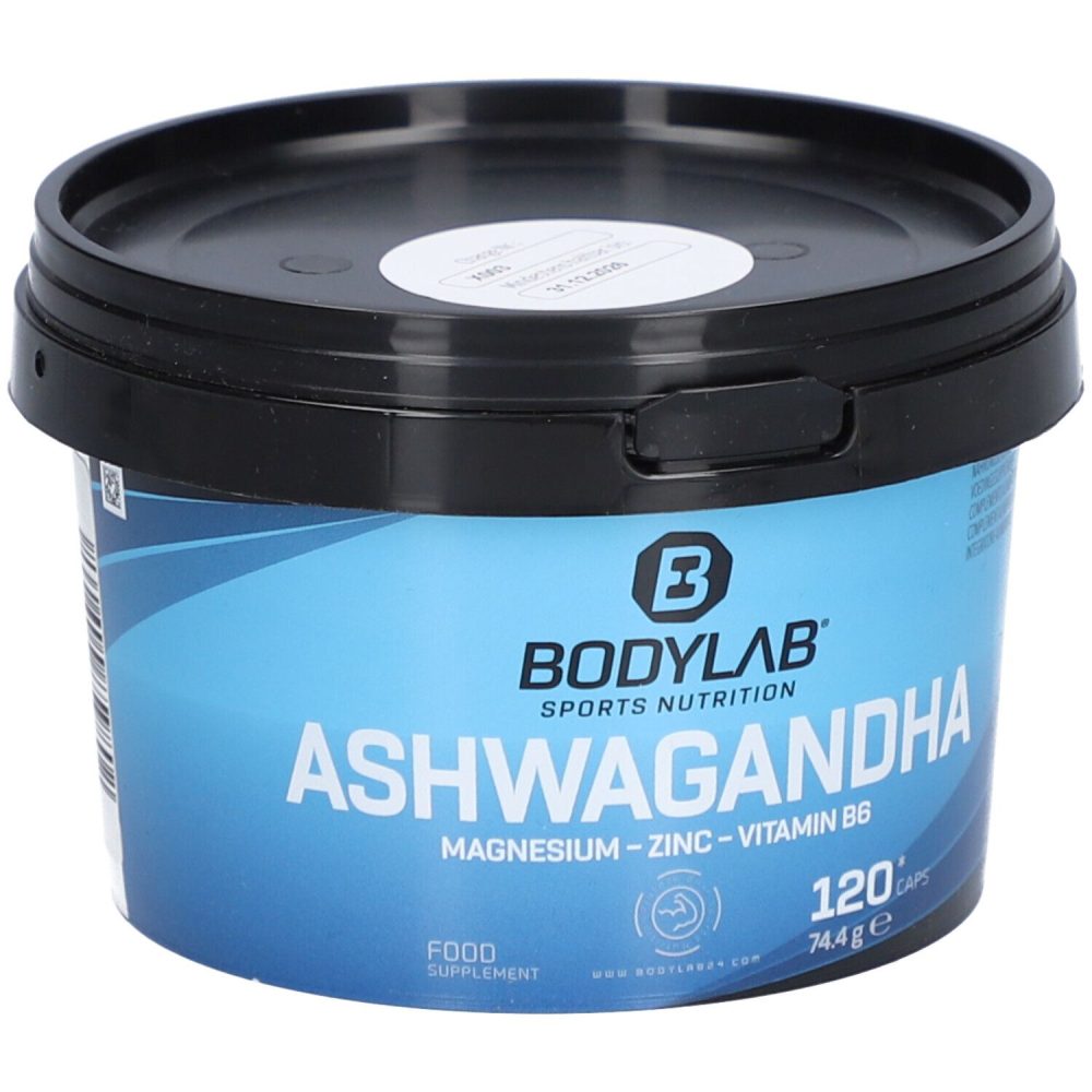 Ashwagandha + Magnesium - Zinc - Vitamin B6 (120 Kapseln)