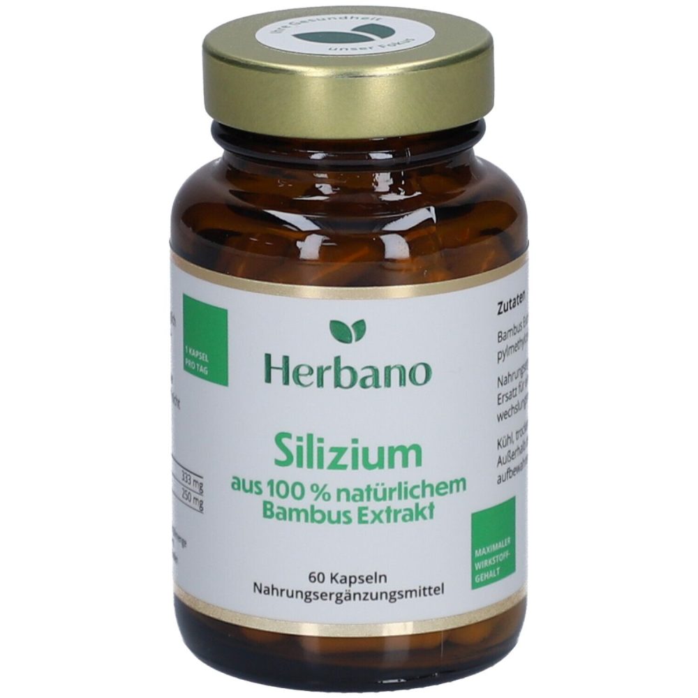 Herbano Silizium Kapseln aus Bambusextrakt