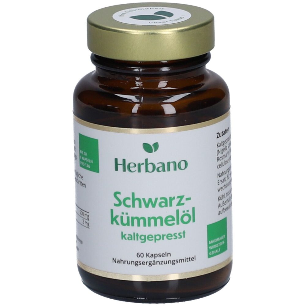 Herbano Schwarzkümmelöl Kapseln