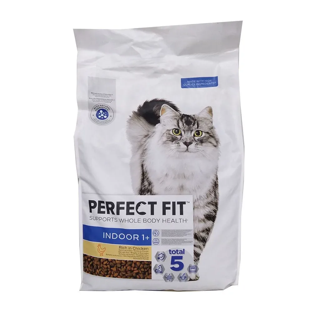 Perfect Fit Indoor 1+ Trockenfutter mit Huhn für ausgewachsene Katzen