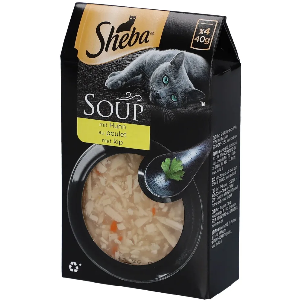 Sheba Soupe - Hühnersuppe für erwachsene Katzen