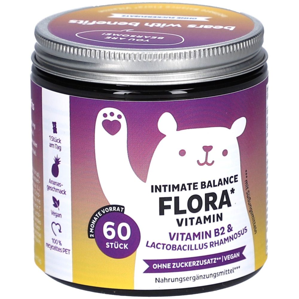 Bears With Benefits Intimate Balance Flora Gummibärchen 60 Stück