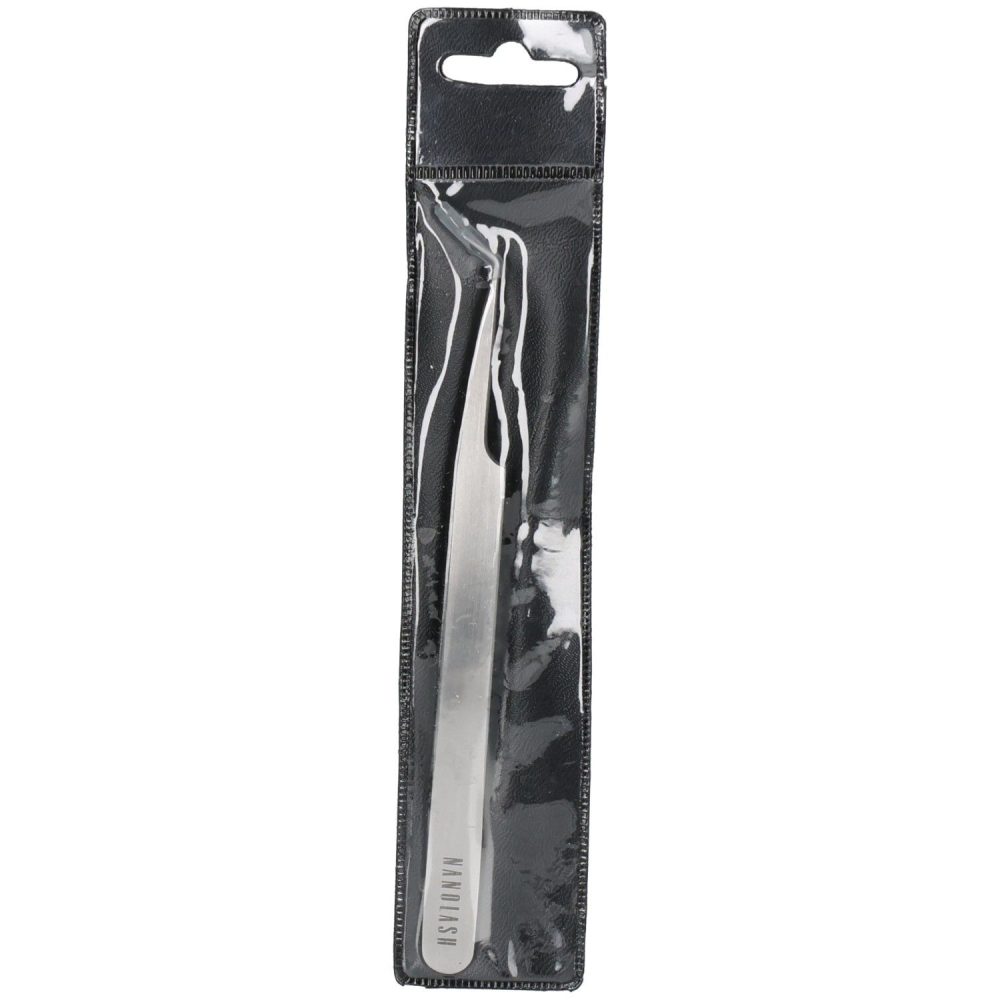 NANOLASH Eyelash Tweezers L Shape Pinzette 1 Stk