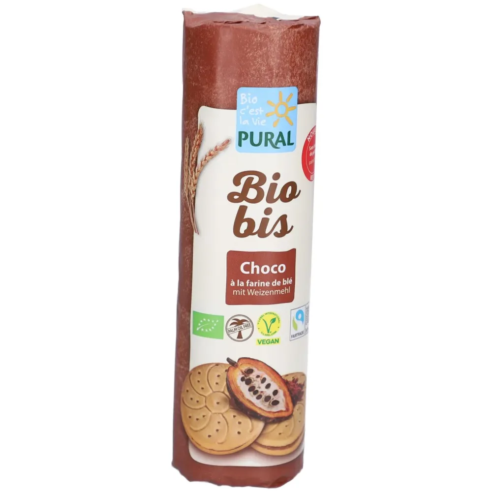 PURAL Biobis Choco-Weizen Doppelkeks (320g)