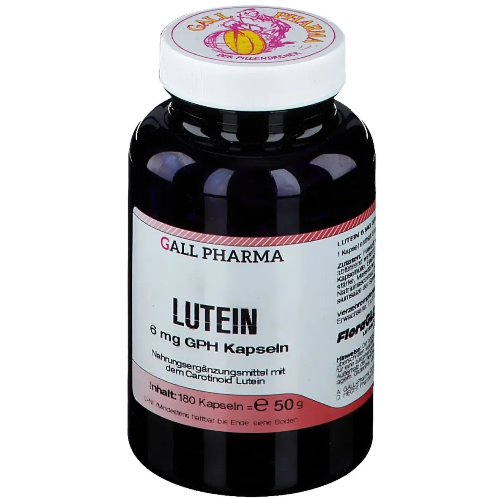 Gall Pharma Lutein 6 mg GPH Kapseln