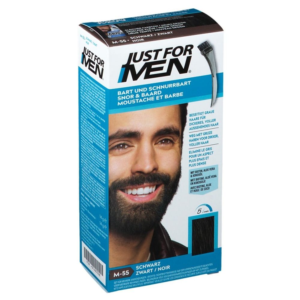 Just FOR MEN Pflege-Brush-In-Color-Gel schwarz