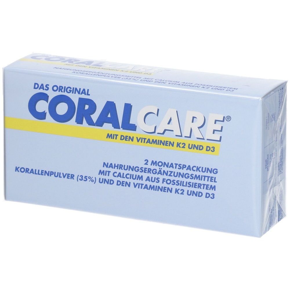 Coralcare® mit Vitamin D3 und K2 2-Monatspackung