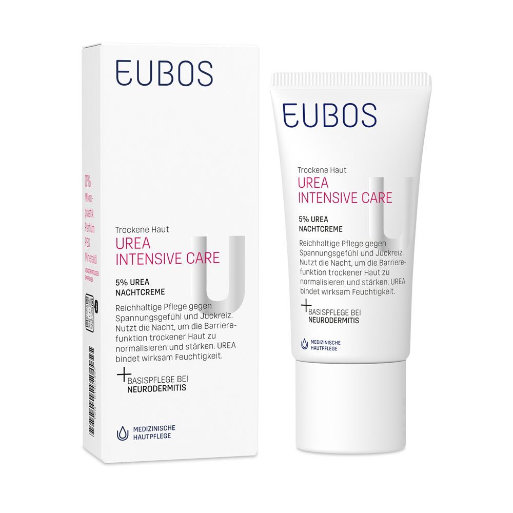 Eubos Urea Intensive Care 5% Urea Nachtcreme gegen trockene & spannende Haut