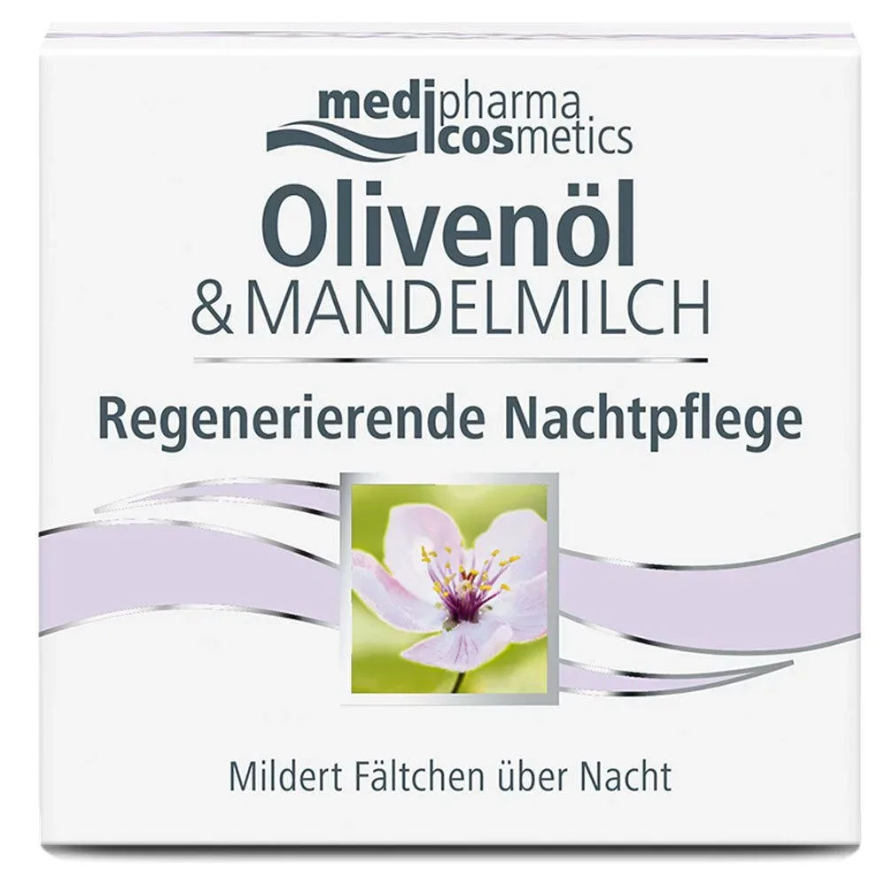 medipharma cosmetics Olivenöl & Mandelmilch Regenerierende Nachtpflege