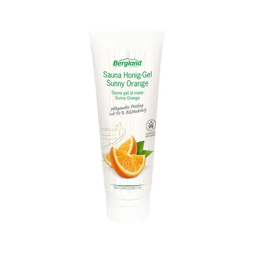 Bergland Sauna Honig Gel Sunny Orange Körpergel 125 ml