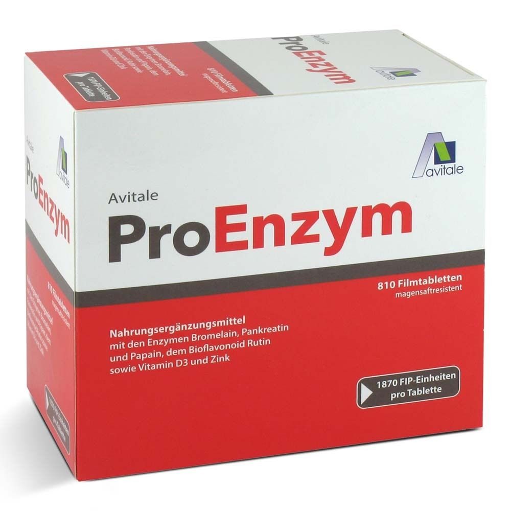 Avitale ProEnzym-Magensaftresistente Enzym-Tabletten, hergestellt in Deutschland