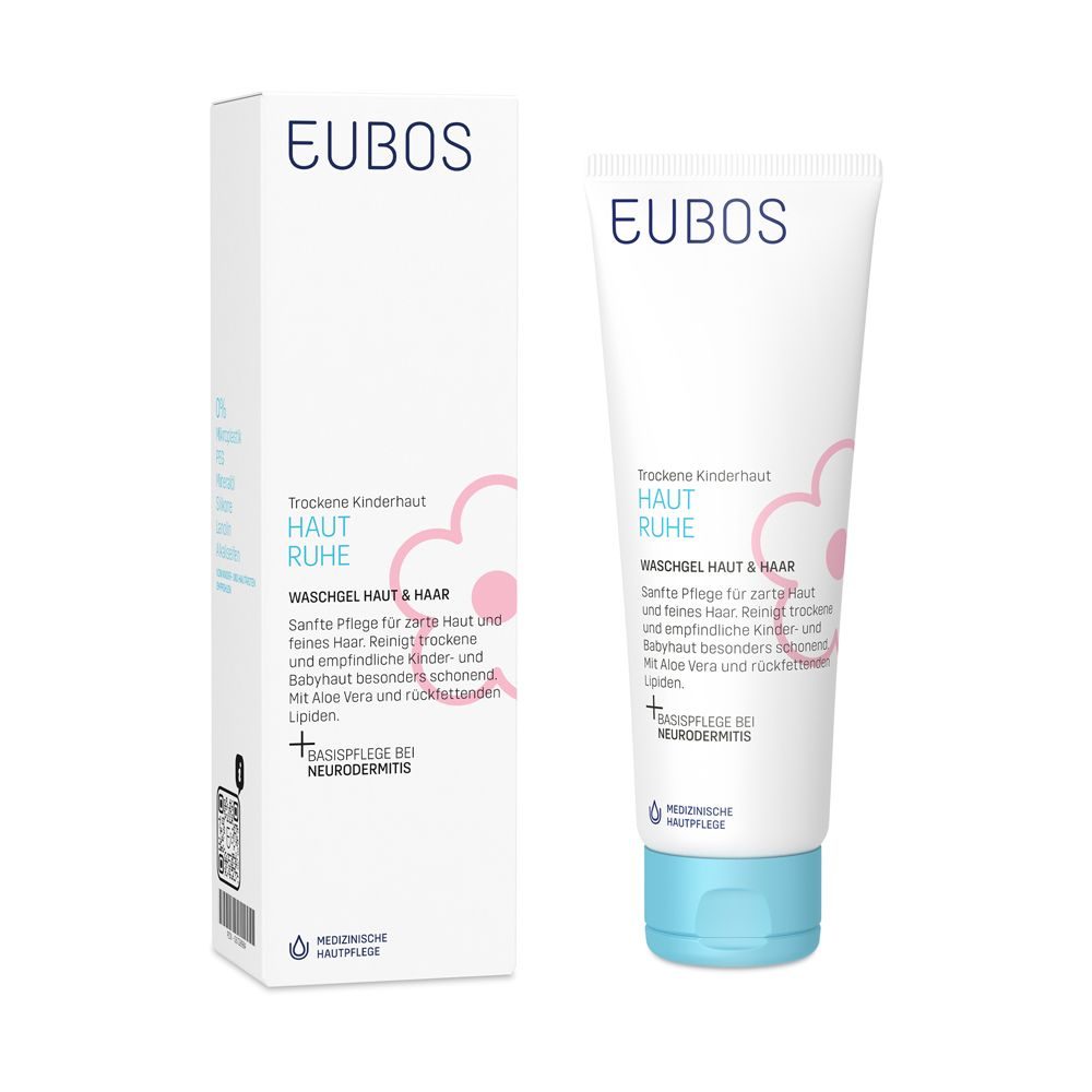 Eubos Haut Ruhe Waschgel Haut & Haar für trockene Kinderhaut & empfindliche Babyhaut
