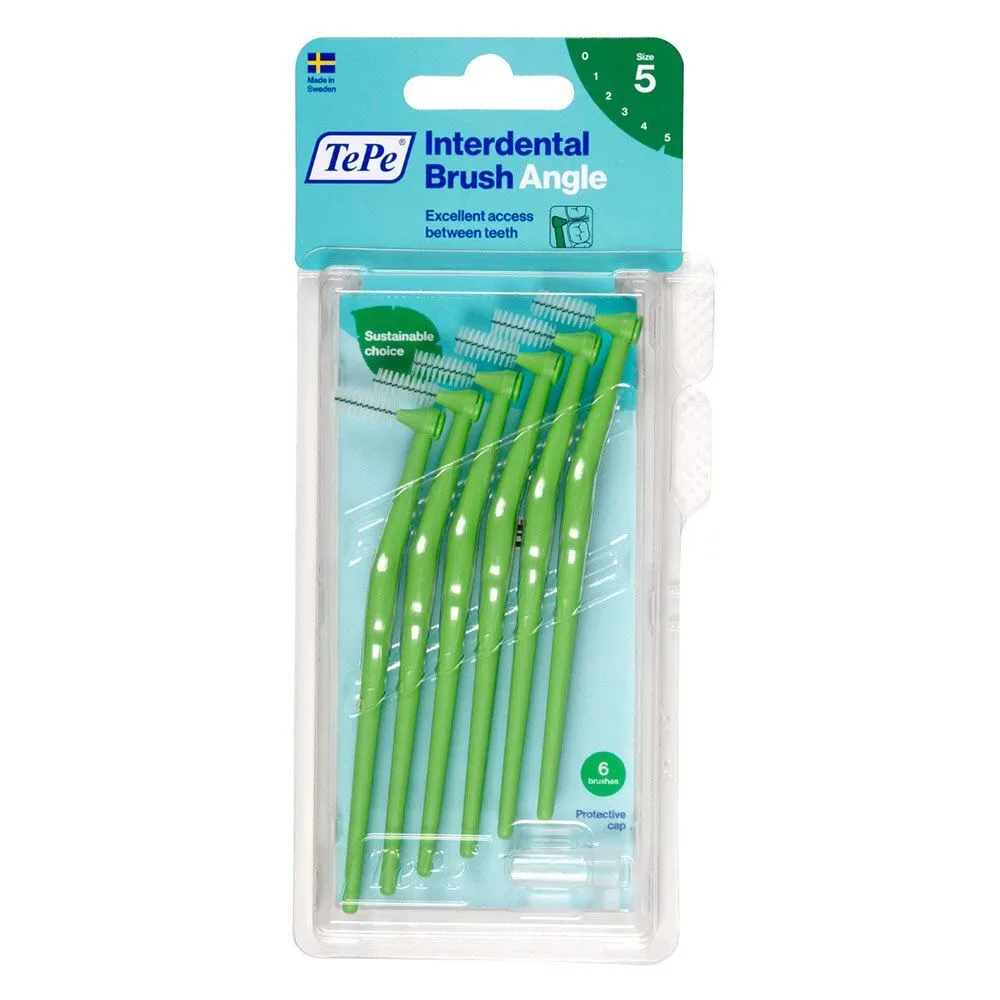 TePe Angle Interdental Brush 0.8mm grün (6 Stk)