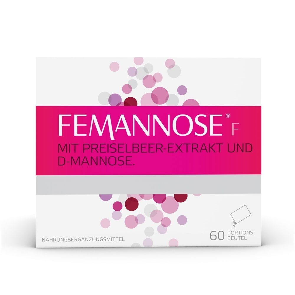 Femannose F ? Trinkgranulat mit je 2000 mg D-Mannose Pulver und 100 mg Preiselbeer-Extrakt