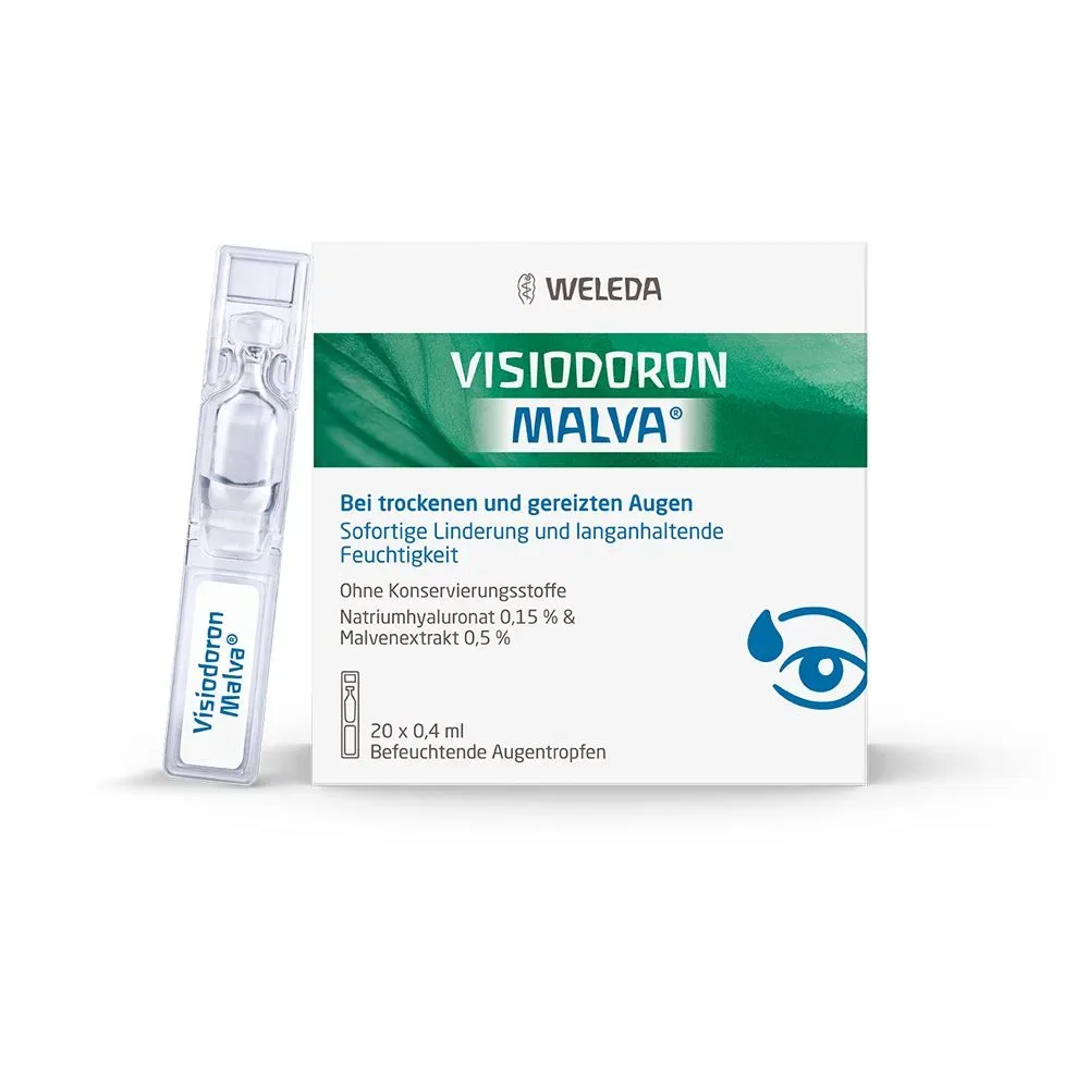 VISIODORON MALVA Gtt Opht 20 Monodos 0.4 ml
