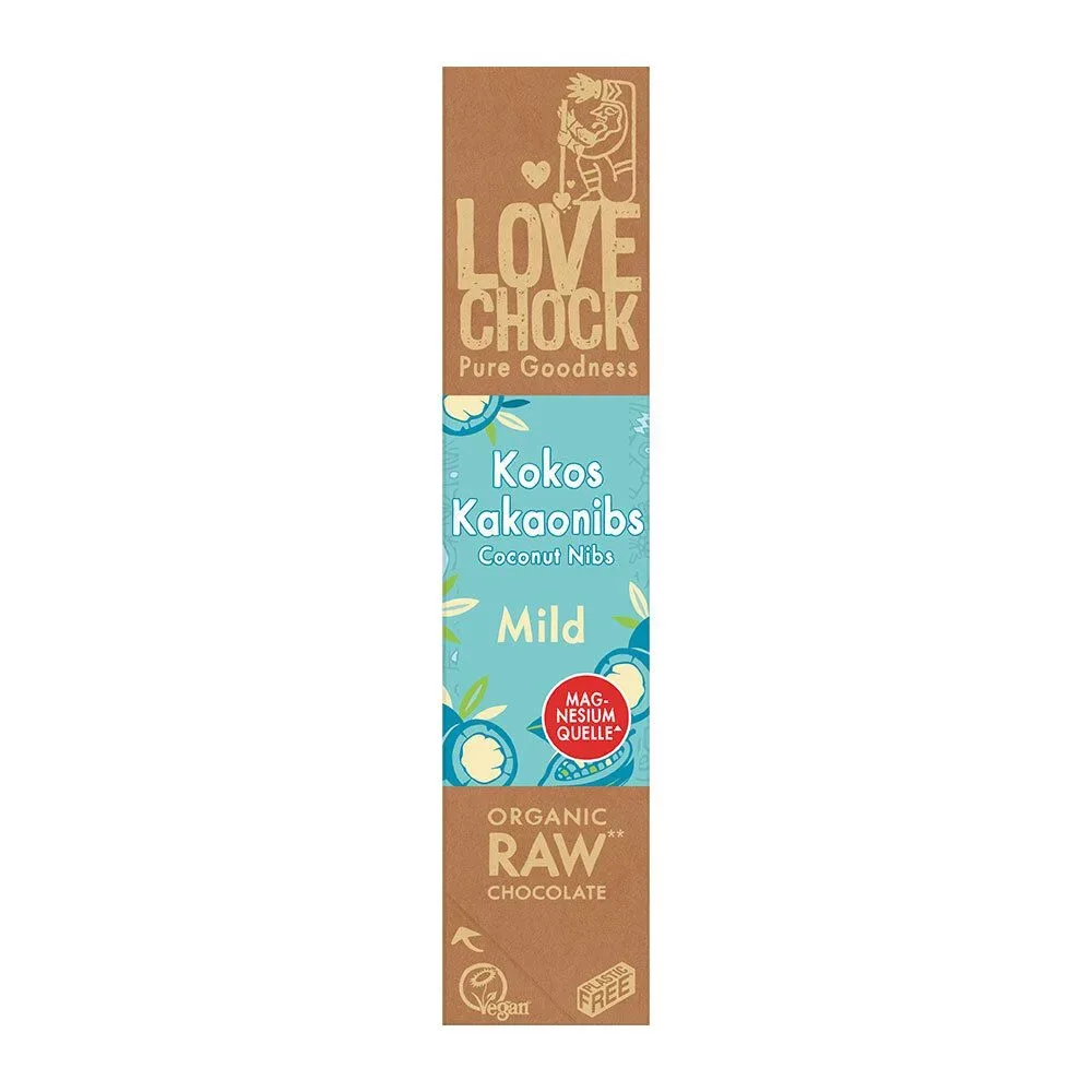 Lovechock Kokos Kakaonibs Mild 55% Kakao