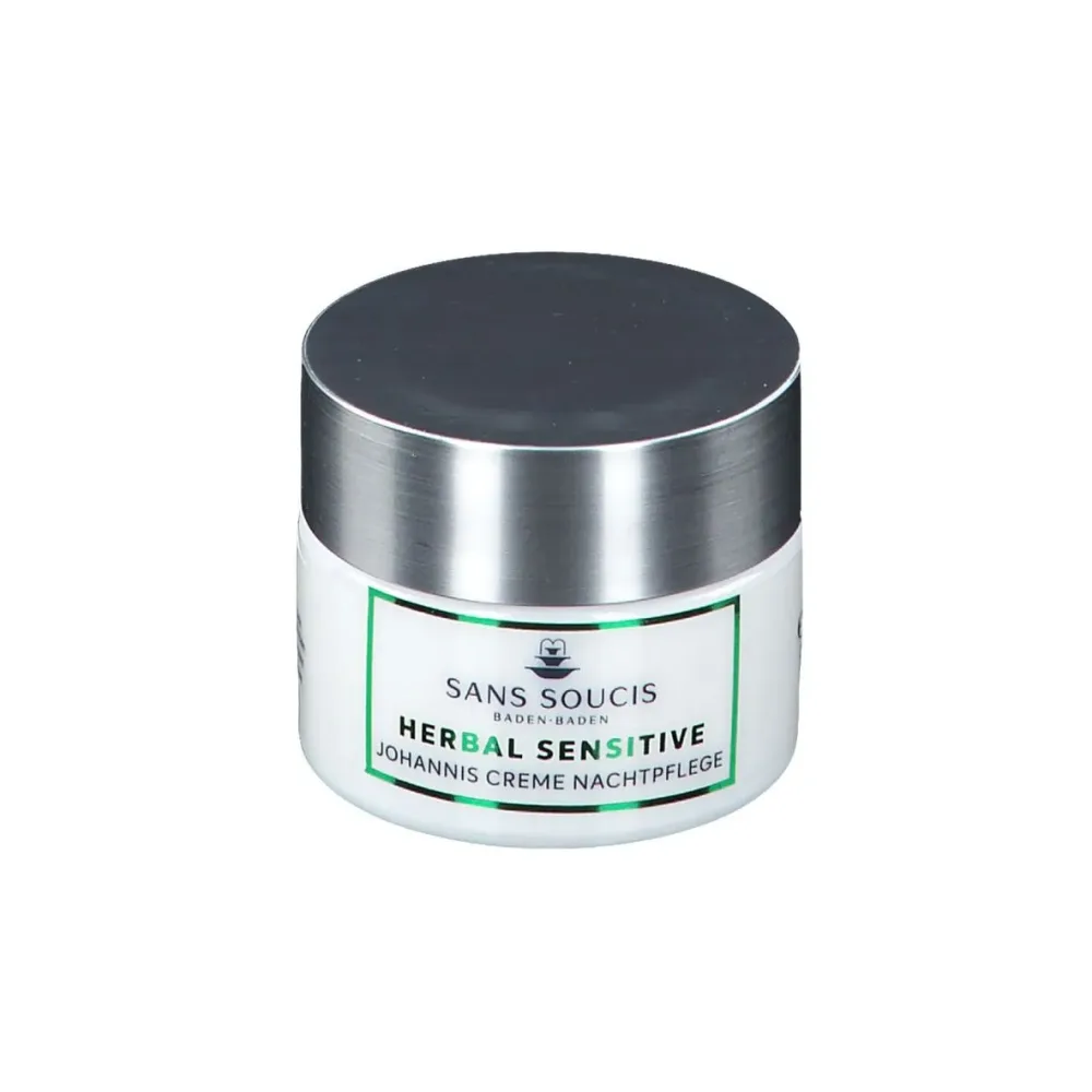 Sans Soucis Herbal Sensitive Johannis Creme Nachtpflege Nachtcreme 50 ml