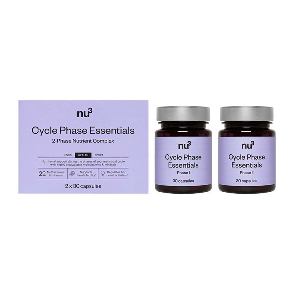 nu3 Cycle Phase Essentials zur Unterstützung während des Menstruationszyklus