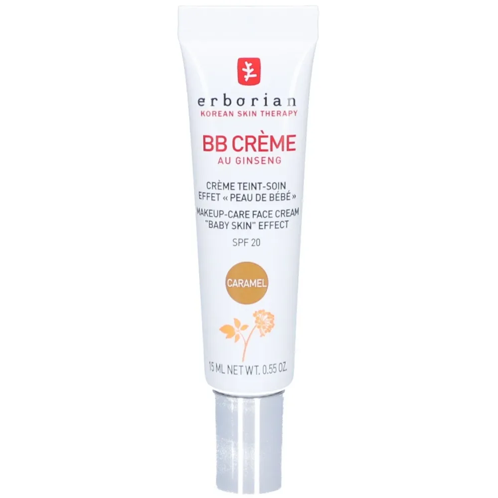erborian - BB Creme au Ginseng, Erborian BB Creme Nude, 15 ml, Caramel