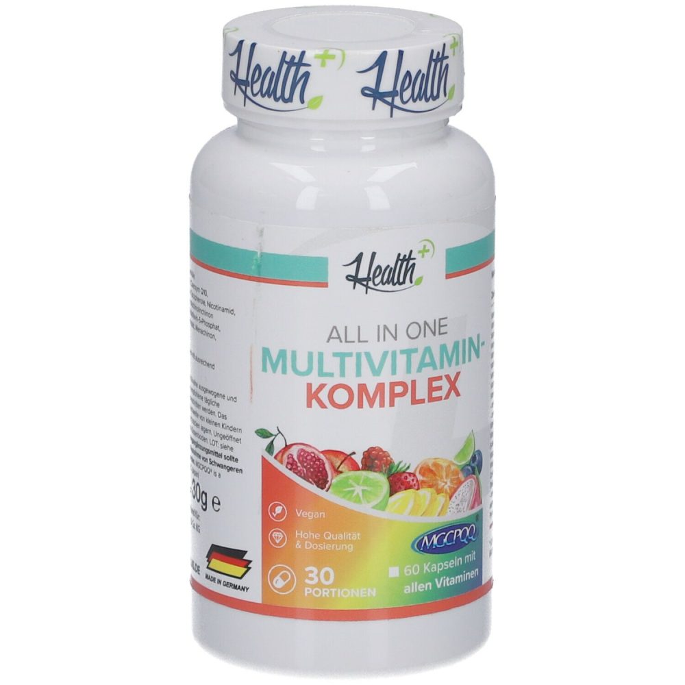 Health+ ALL IN ONE Multivitamin Komplex - mit Q10 & Astaxanthin