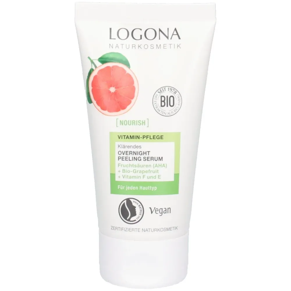 Logona Nourish klärendes Overnight Peeling Serum Gesichtspeeling 50 ml