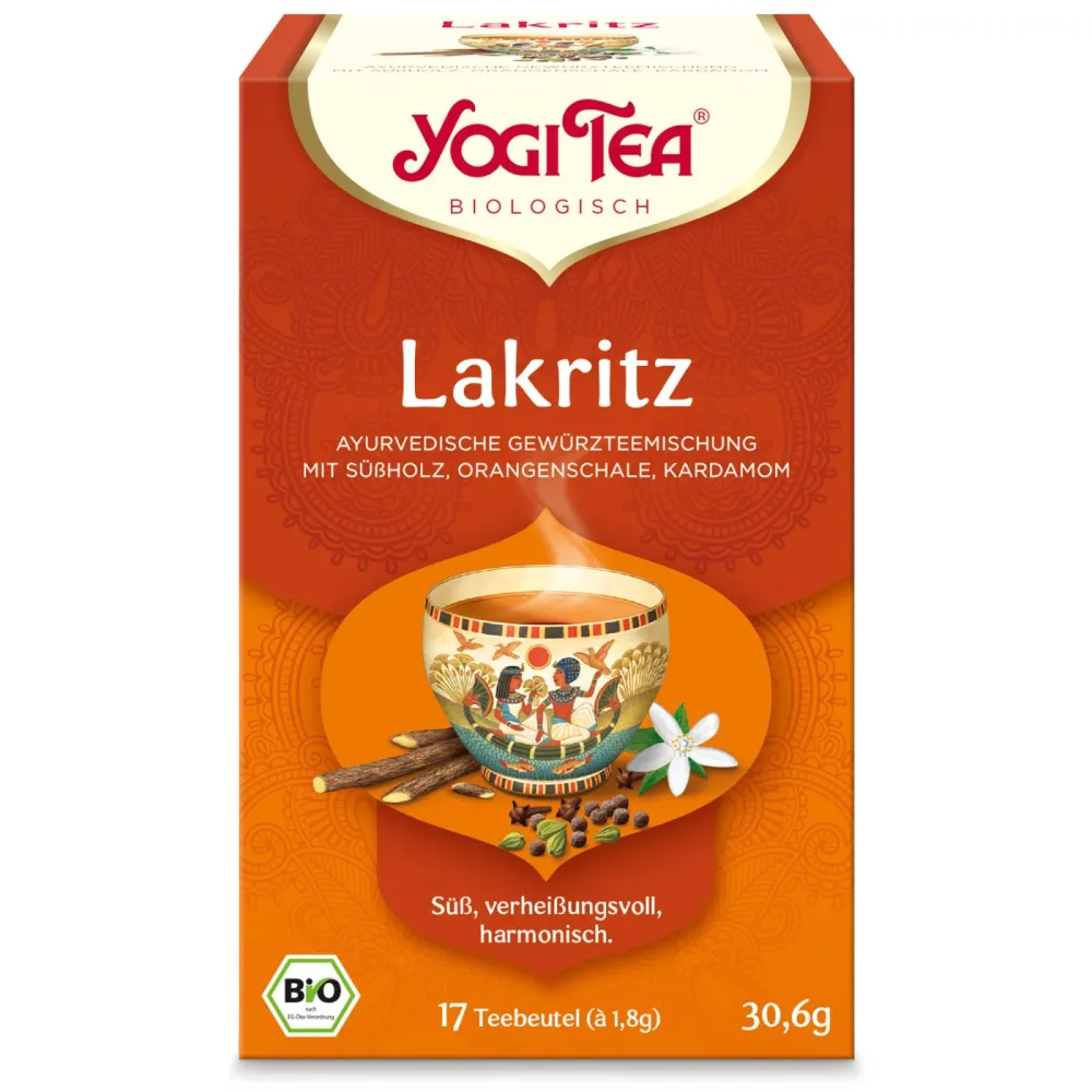 Yogi Tea® Lakritz, Bio Gewürz- und Kräutertee