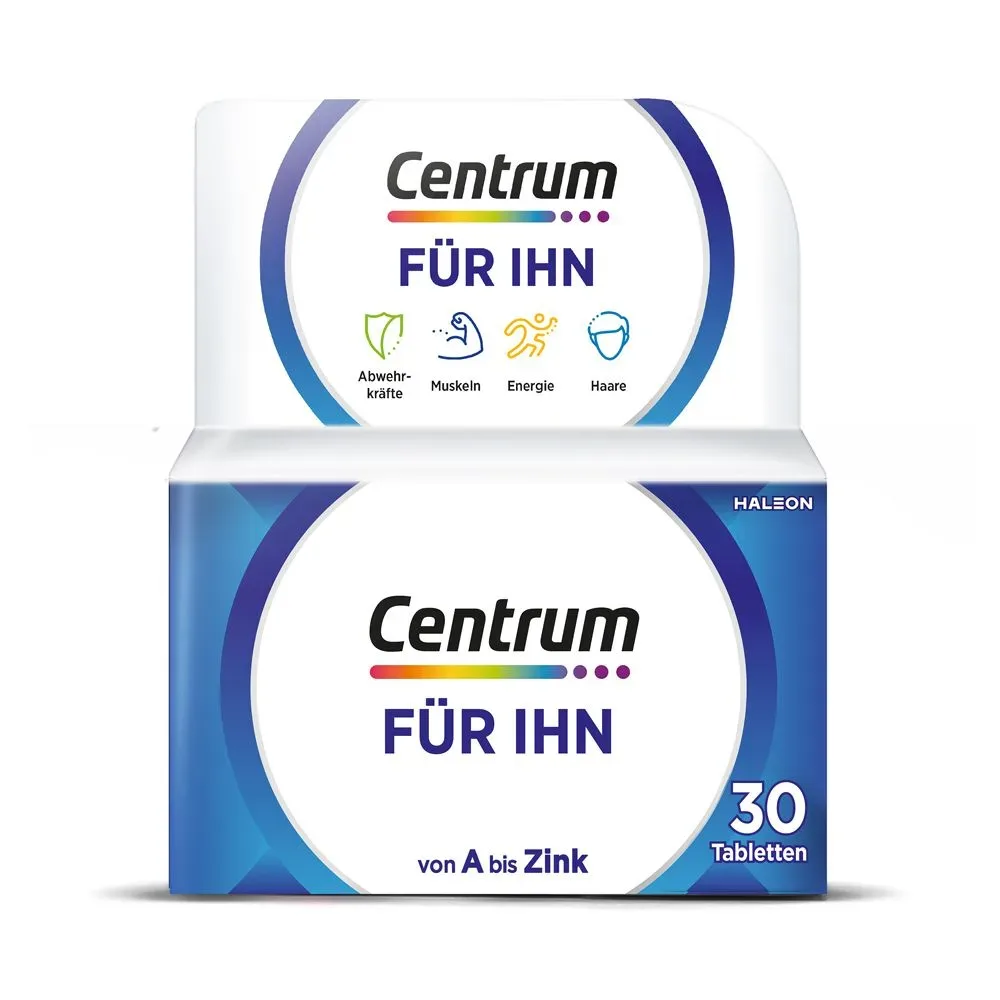 Centrum Für Ihn Multivitamin - Hochwertiges Nahrungsergänzungsmittel speziell für Männer - Vitamine und Mikronährstoffe zur täglichen Komplettversorgung