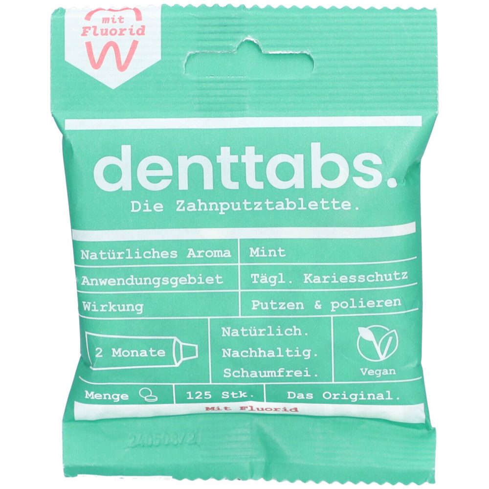 Dr.Dagmar Lohmann pharma + medical GmbH Denttabs Stevia-Mint Zahnputztabletten