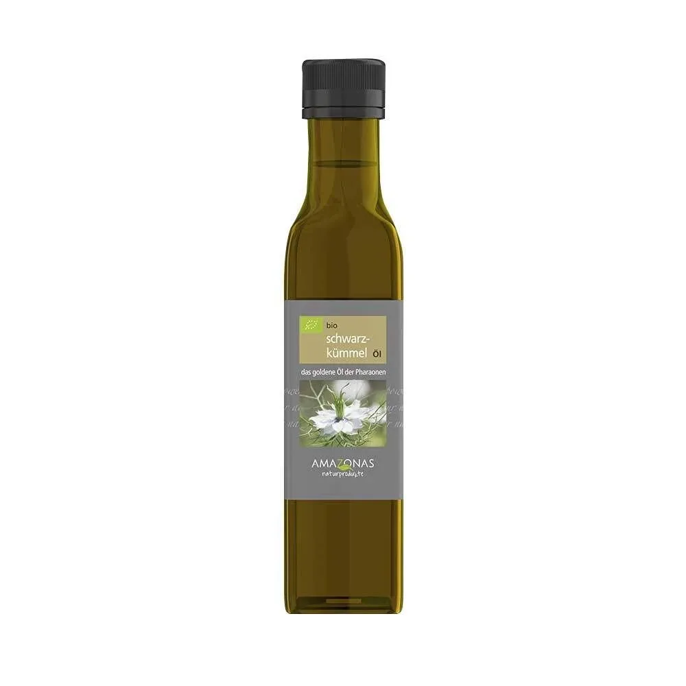 AMAZONAS Schwarzkümmelöl 100% Bio Ägypten (250ml)