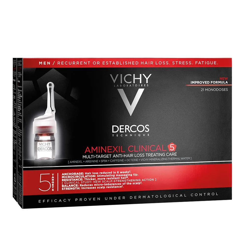 VICHY Dercos Aminexil Clinical 5 für Männer (21x6ml)