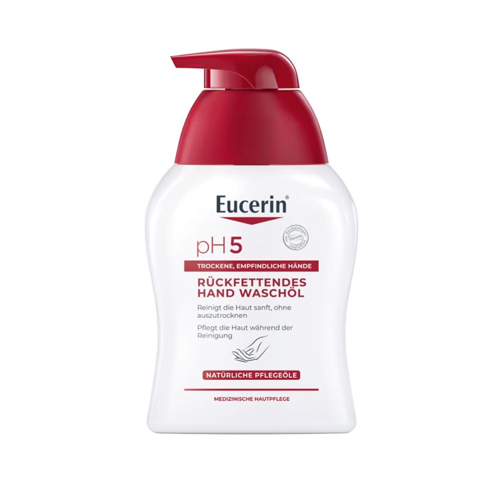 Eucerin pH5 Hand Waschöl ? Rückfettende Reinigung für empfindliche, trockene und strapazierte Hände
