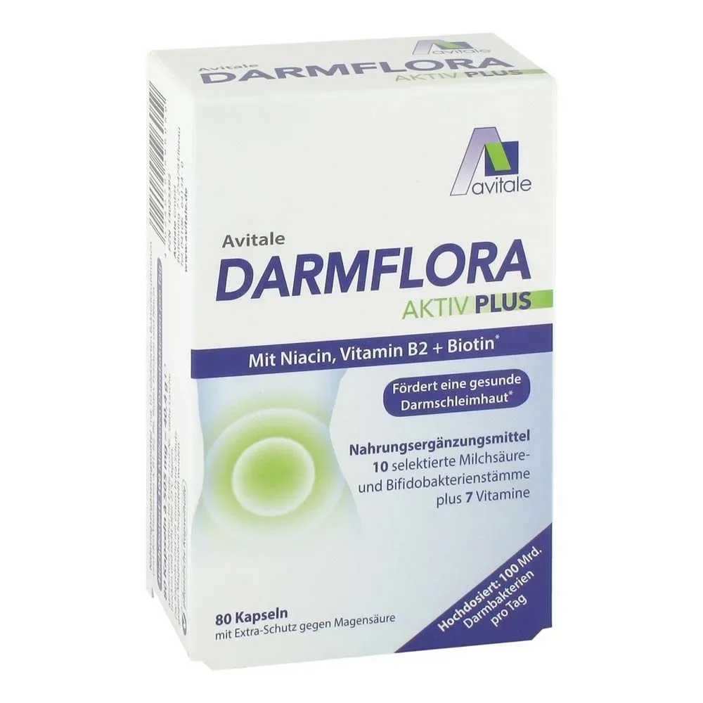 Avitale Darmflora Aktiv Plus m.100 Milliarden Bakterien pro Tag