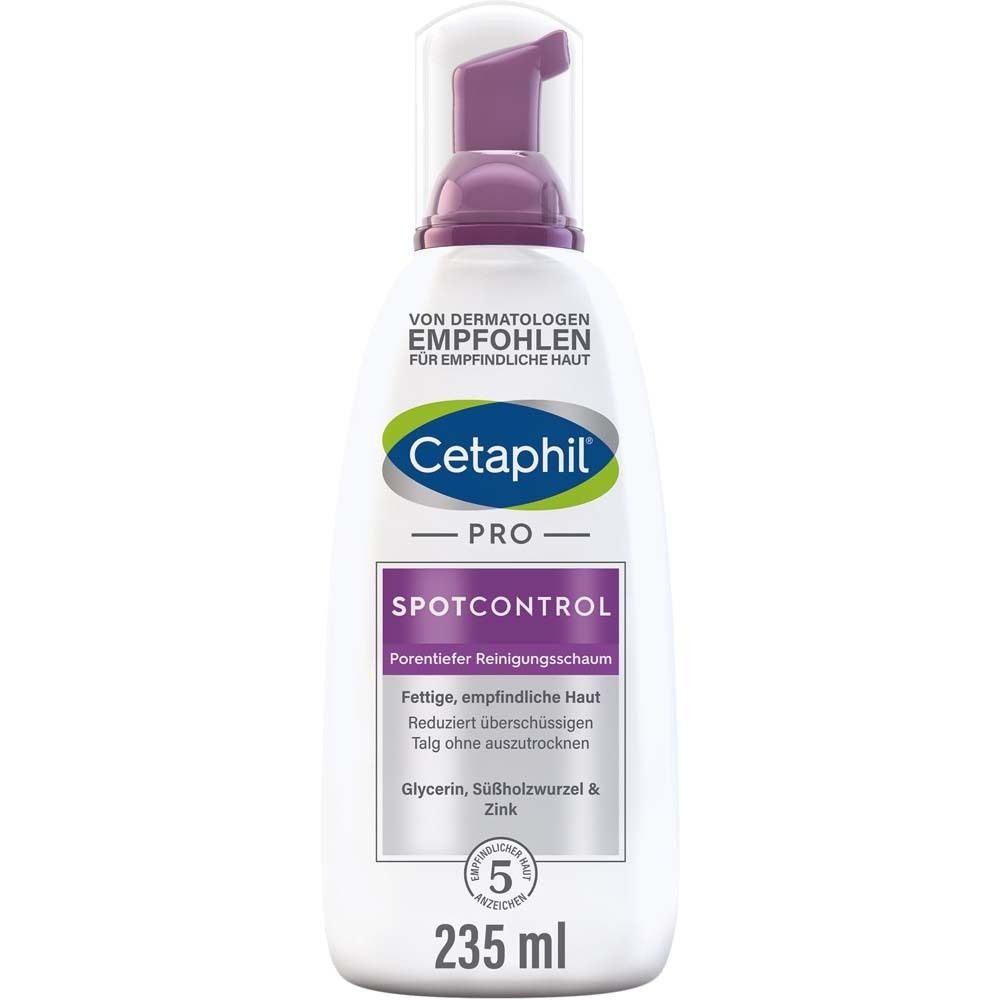 Cetaphil PRO SpotControl Porentiefer Reinigungsschaum für fettige Gesichtshaut