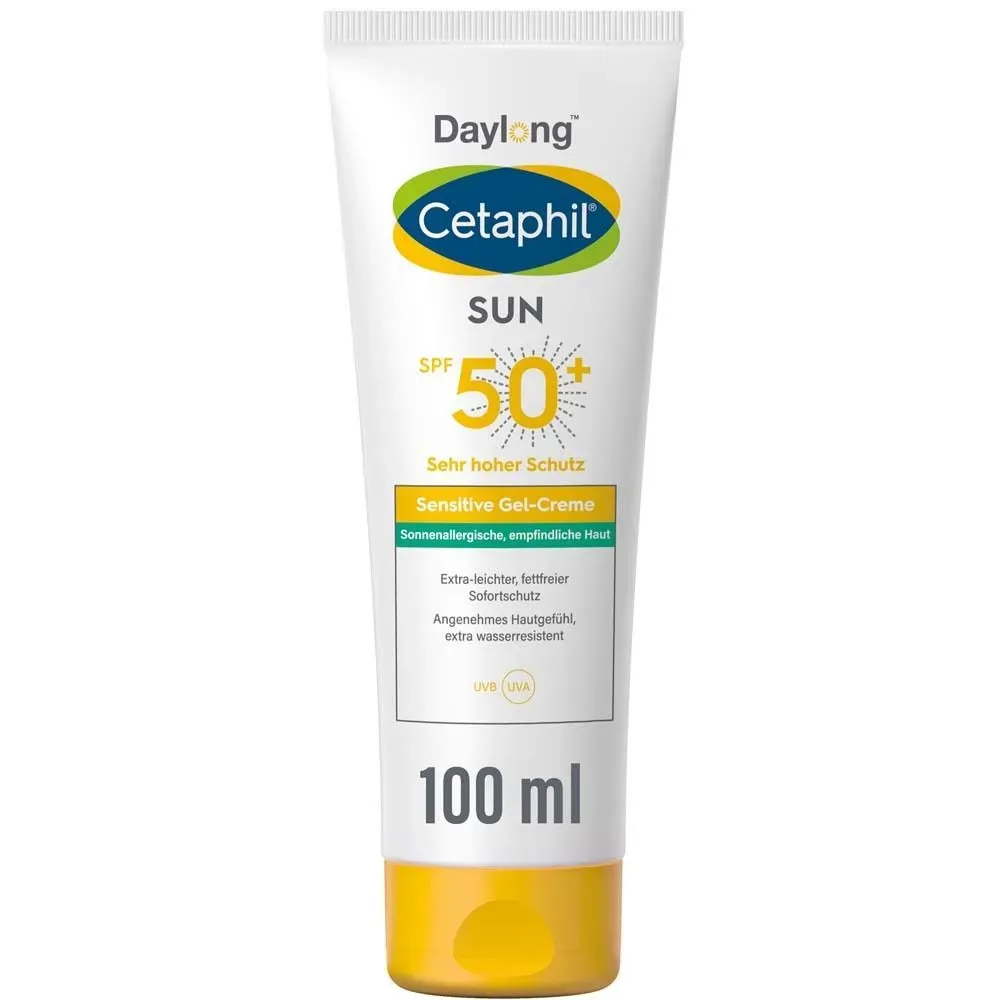 Cetaphil SUN Sensitive Gel-Creme SPF 50+ Extra-leichter, fettfreier Sonnenschutz