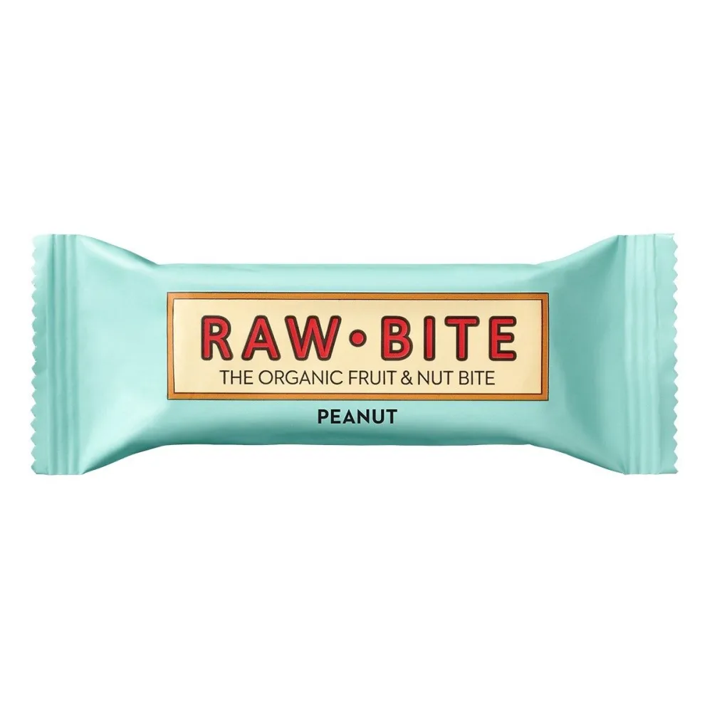 Raw Bite Rohkostriegel Erdnuss 12x 50 g