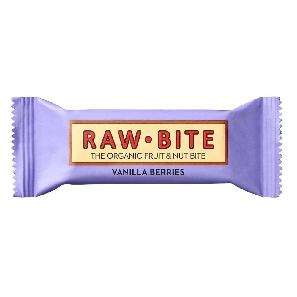Raw Bite Rohkostriegel Beeren-Vanille 12x 50 g