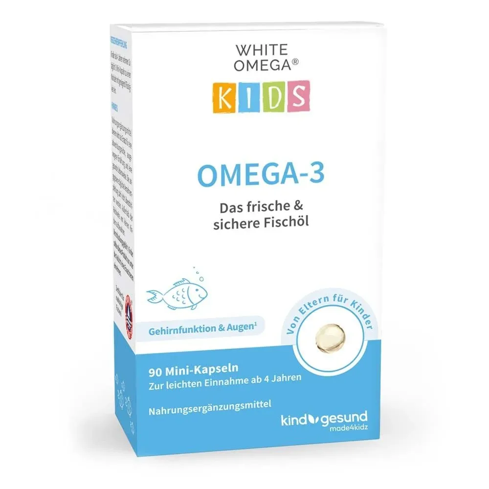 White Omega® Kids ? Reine Omega-3-Fischöl-Kapseln