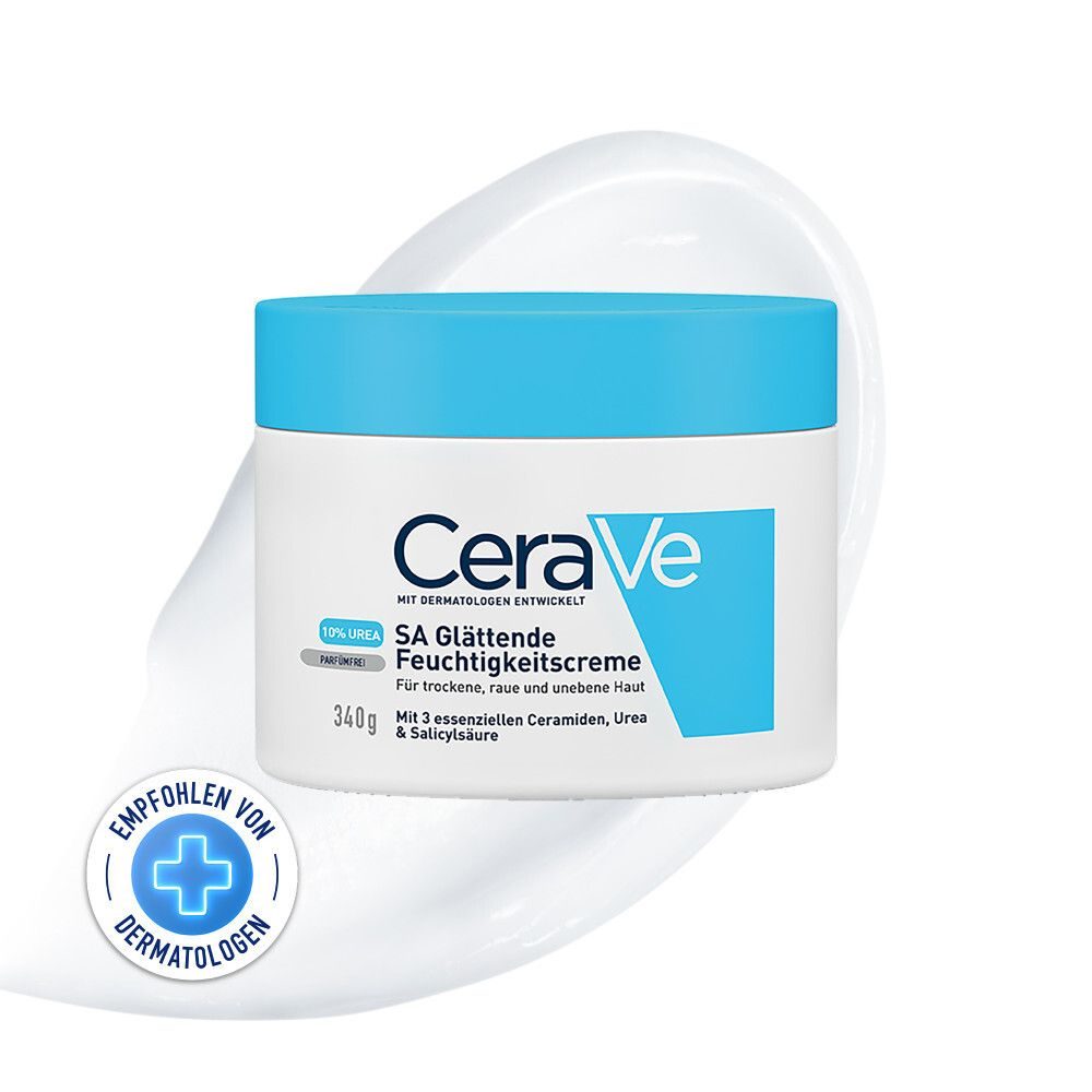 CeraVe - SA Urea Glättende Feuchtigkeitscreme, 340  g